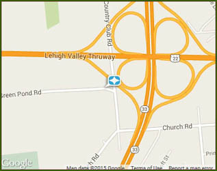 Green Pond Nursery - Lehigh Valley, PA - Google Location Map
